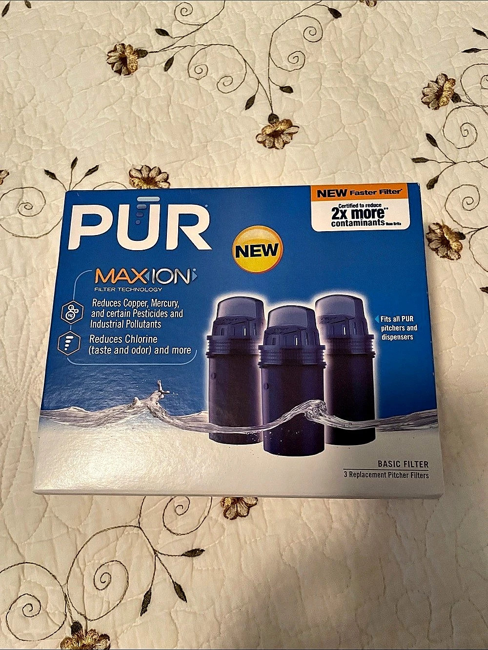 PUR MAXION Basic 3-Pack Water Pitcher Filters